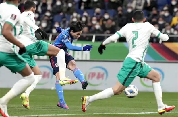 Hasil Jepang vs Arab...
