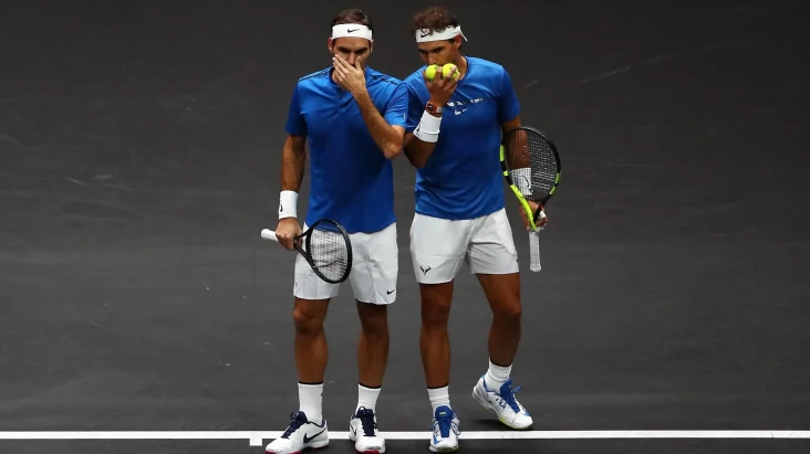Roger Federer dan Rafael...