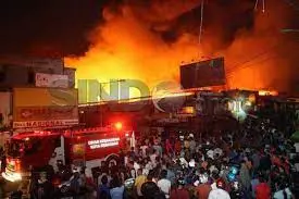 Kerugian Kebakaran Relokasi...