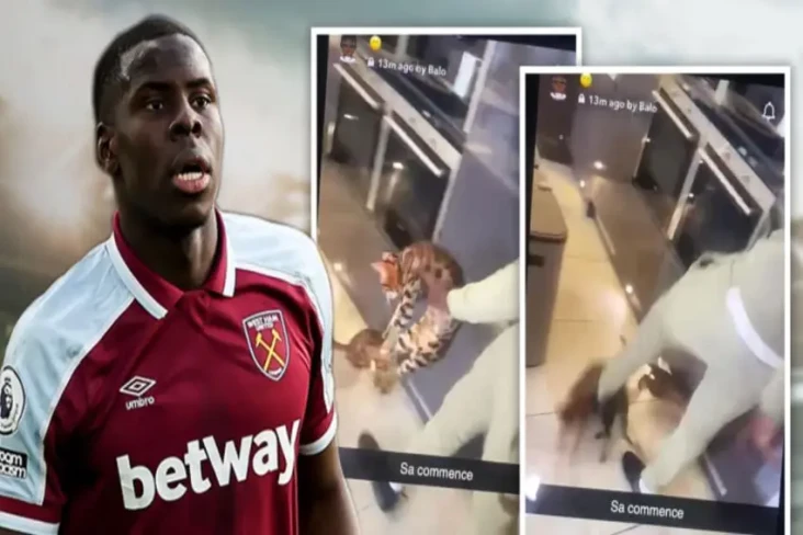 Kejam! Kurt Zouma Tendang...