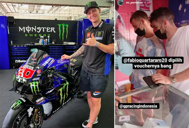 Viral, Quartararo dan...