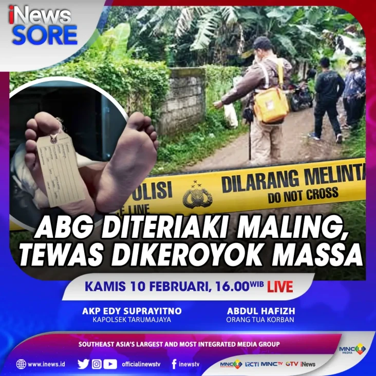 ABG Tewas Dikeroyok,...