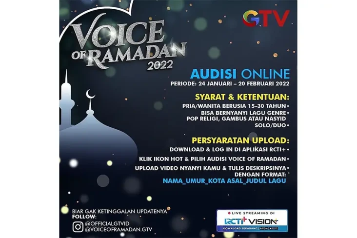 Ayo Ikut Audisi Online-nya!...