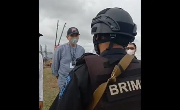 Viral! Brimob Ini Awalnya...