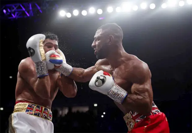 Menang TKO, Kell Brook...