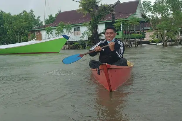 Banjir di Maros Mulai...