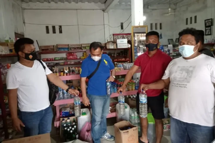 Ratusan Liter Miras...