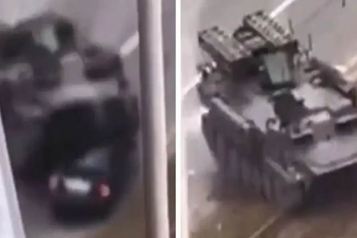 Viral, Tank Rusia Gilas...