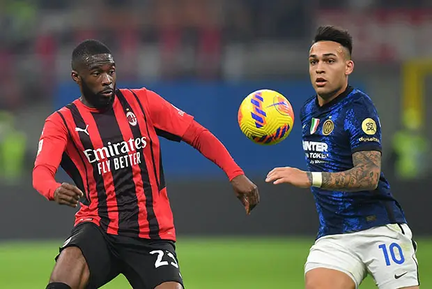 Hasil AC Milan vs Inter...