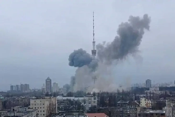 Rudal Rusia Hantam Tower...