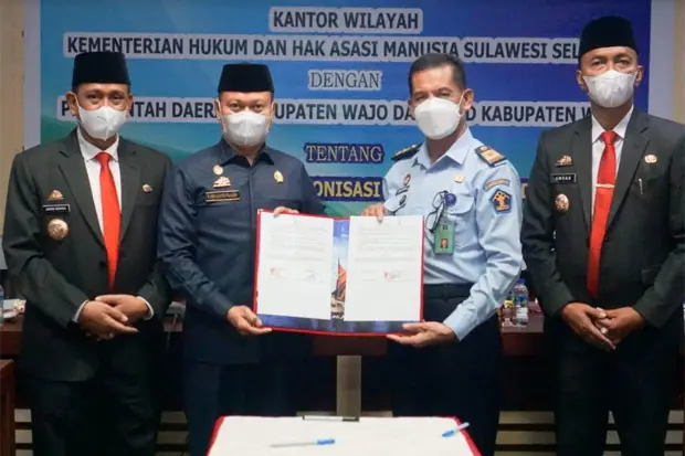 Kemenkumham Sulsel Jalin...