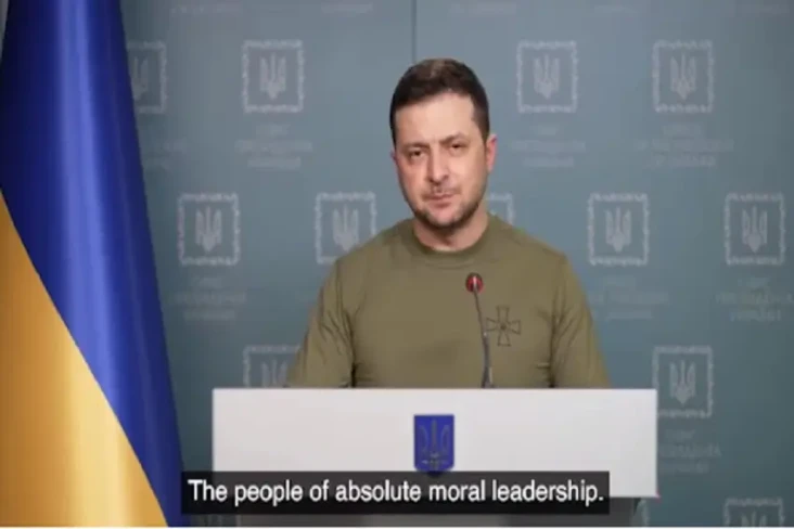 Pidato Marah Zelensky:...