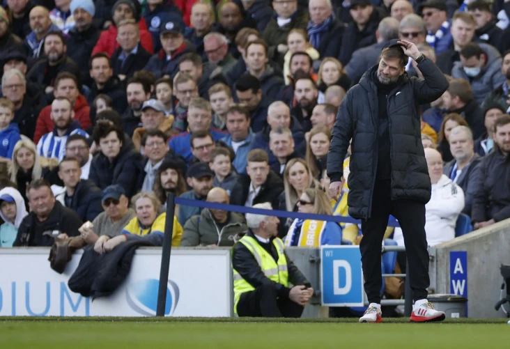 Liverpool Kalahkan Brighton,...