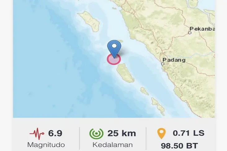 Gempa Terkini Bermagnitudo...
