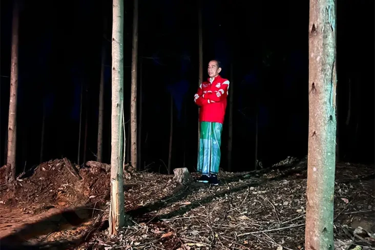Gaya Presiden Jokowi...