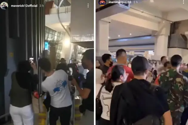 Tiba di Bandara, Marc...