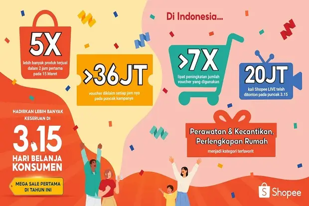 Shopee 3.15 Hari Belanja...