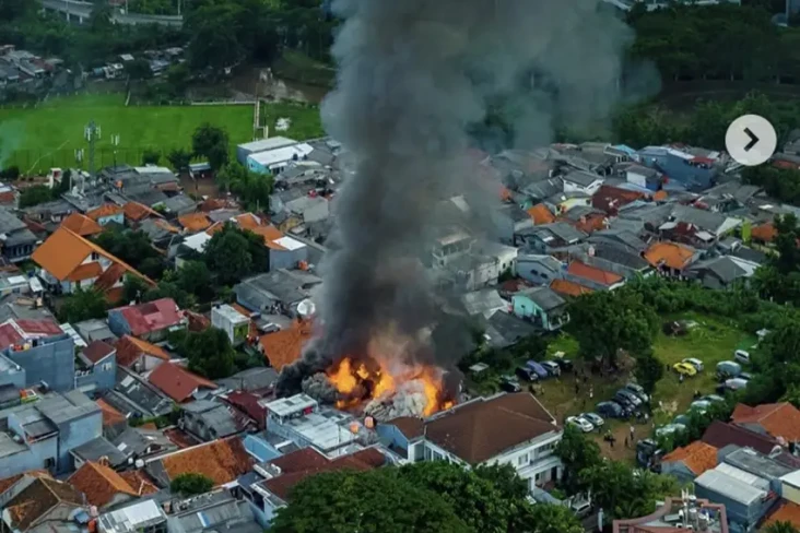 Kebakaran di Cipete...