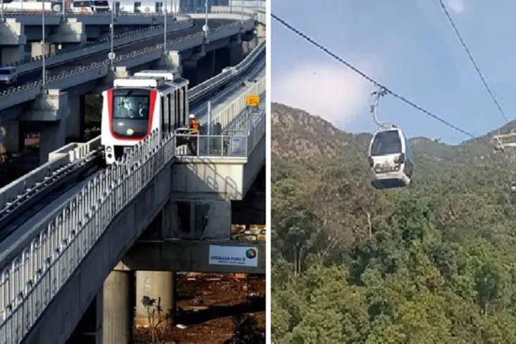 Pembangunan Kereta AGT...