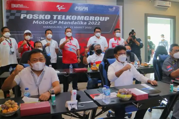 Kesigapan Telkom Sukseskan...