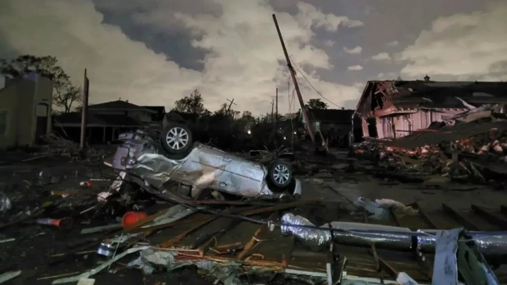 Tornado Besar Terjang...