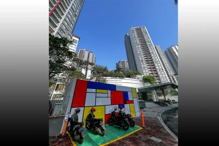Terinspirasi Piet Mondrian,...