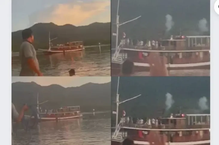 Viral! Wisatawan Bakar...