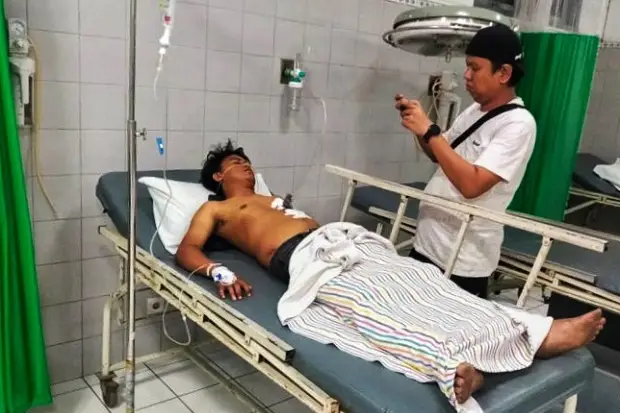 Teriaki Pelaku saat...