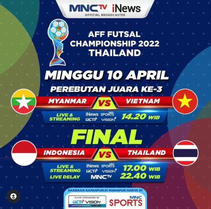 Jadwal Live Streaming...