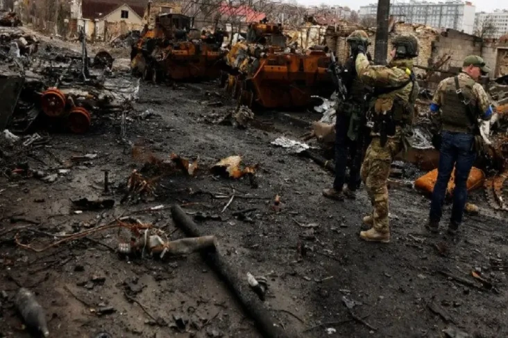 Ukraina: Tentara Rusia...