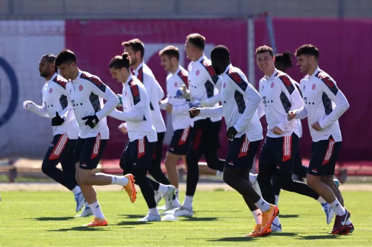 Jelang Bayern Muenchen...