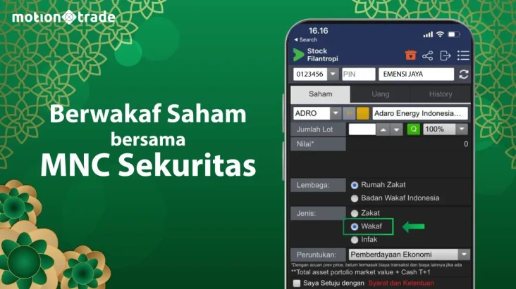 Yuk, Berwakaf Saham...