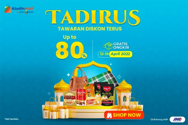 Promo TADIRUS di AladinMall...