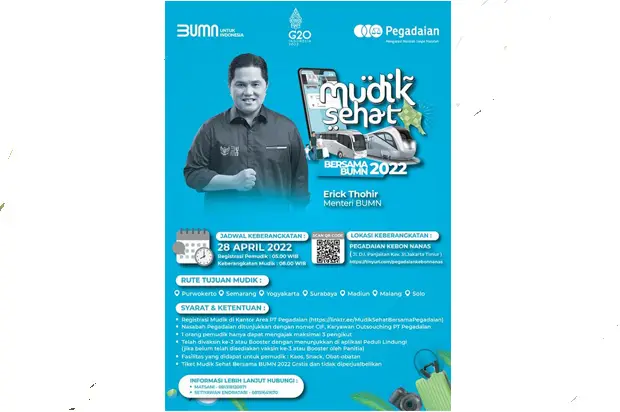 Dukung Mudik Sehat Bersama...
