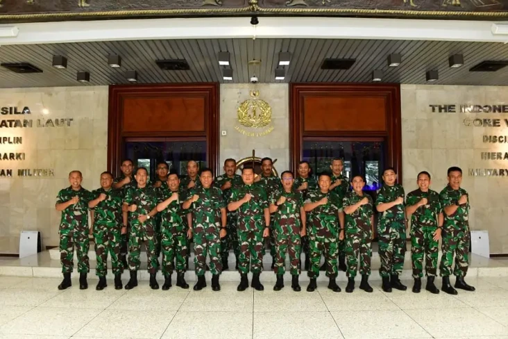 Pamit ke KSAL Laksamana...
