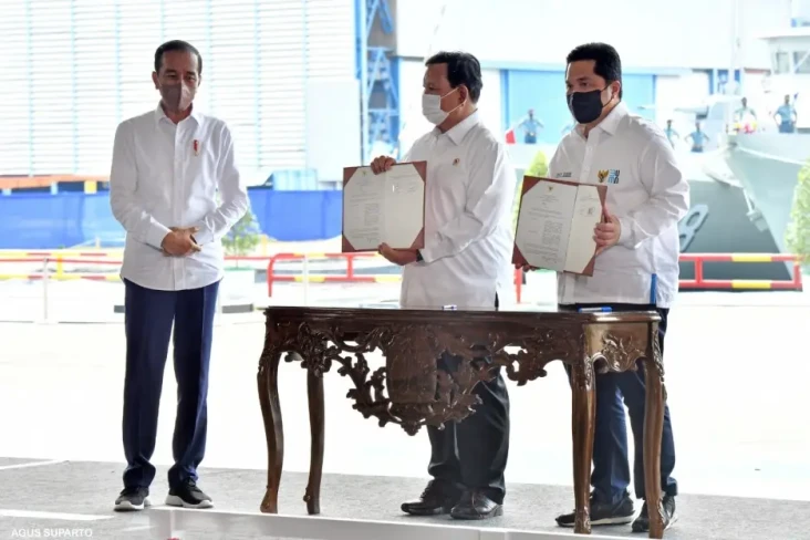 Disaksikan Presiden...