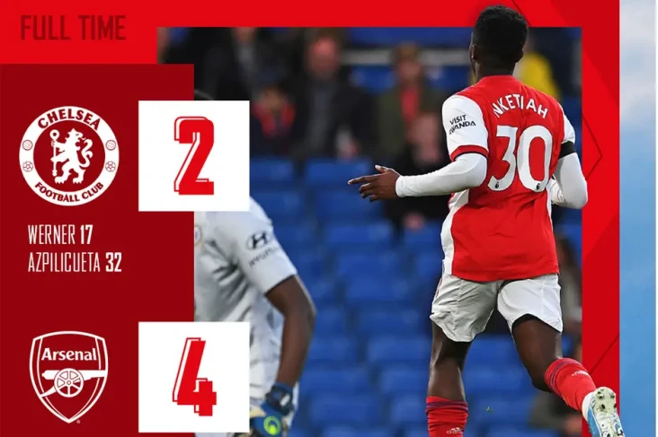 Hasil Chelsea vs Arsenal:...