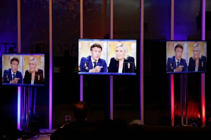 Macron Mendebat Le Pen...