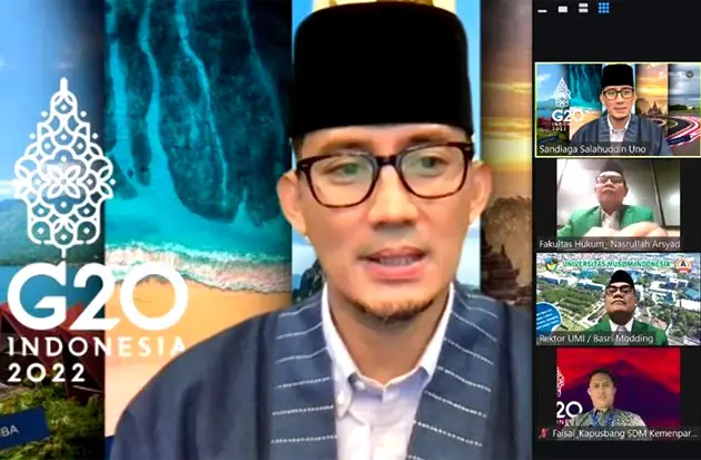 Menteri Sandiaga Uno...