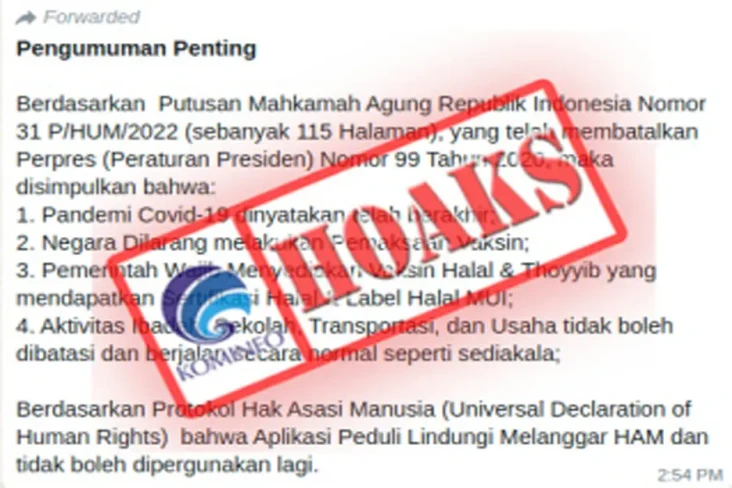 Kominfo Beri Stempel...