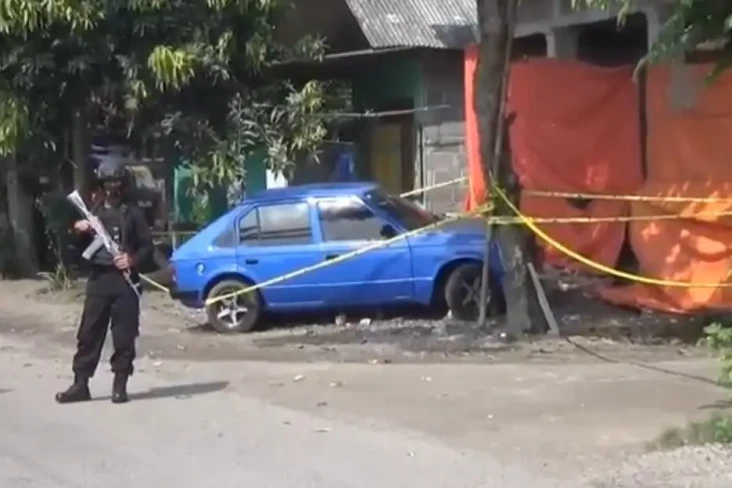 Ledakan Petasan di Kediri...