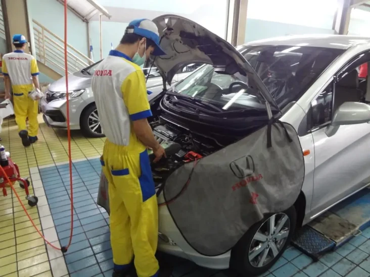 Mobil Habis Perjalanan...