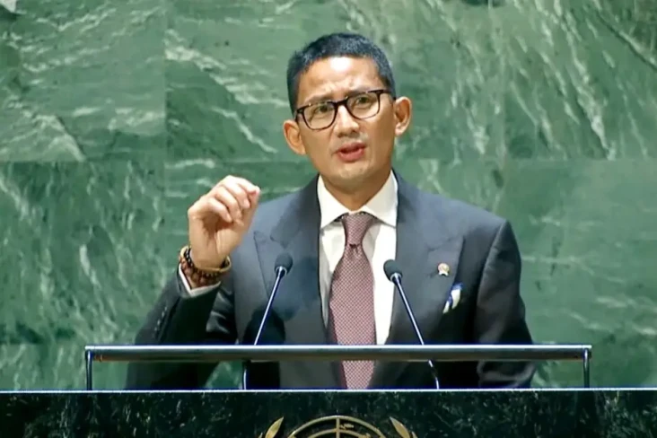 Pidato di PBB, Sandiaga...