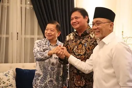 3 Ketum Parpol Bertemu,...