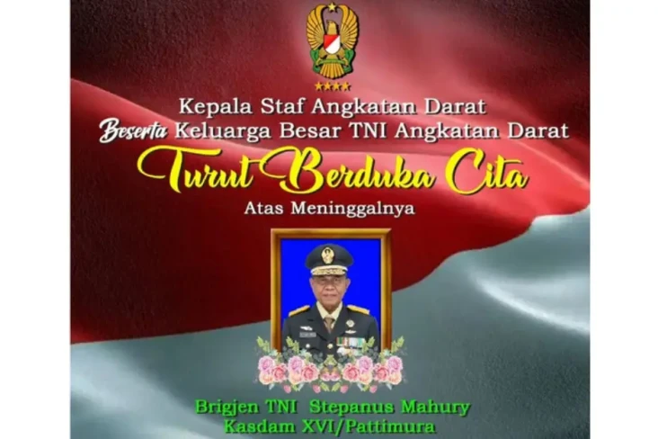 TNI AD Berduka, Kasdam...