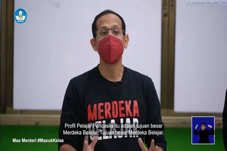 Jadi Guru Tamu, Nadiem...