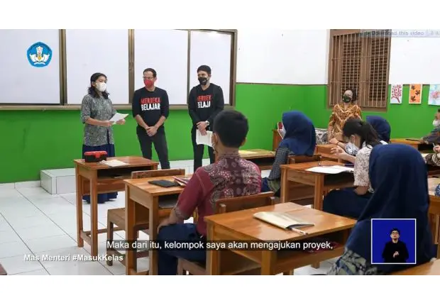 Jadi Guru Tamu, Mendikbudristek...