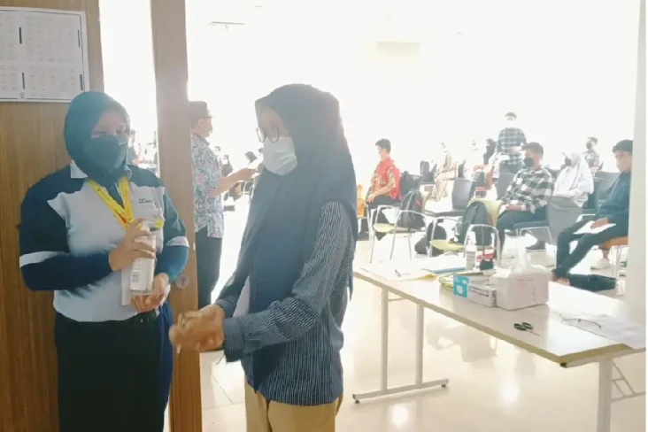 Hari Kedua UTBK di UI,...