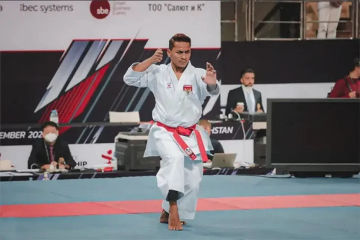 Karateka Ahmad Zigi...