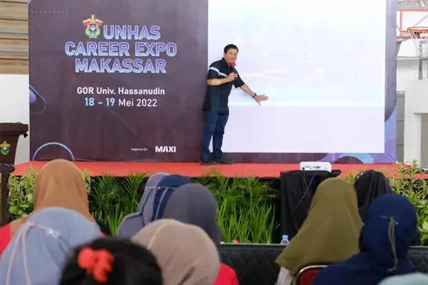 Hadir di Unhas Career...
